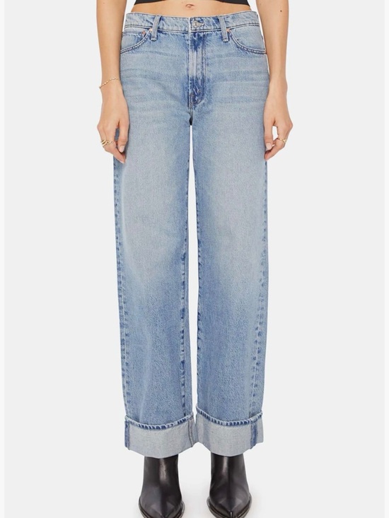 MOTHER Denim - NWT Size 28 The Dodger Skimp High Waist Cuffed Hem Wide Leg Jeans